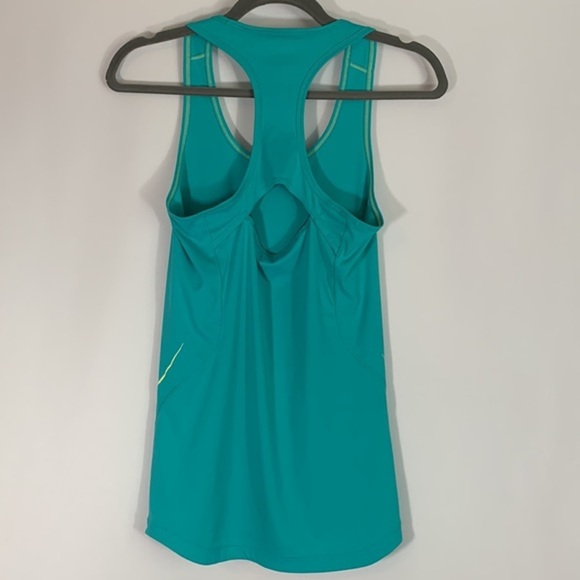 Adidas Turquoise Blue Athletic Tank Top - Picture 3 of 5